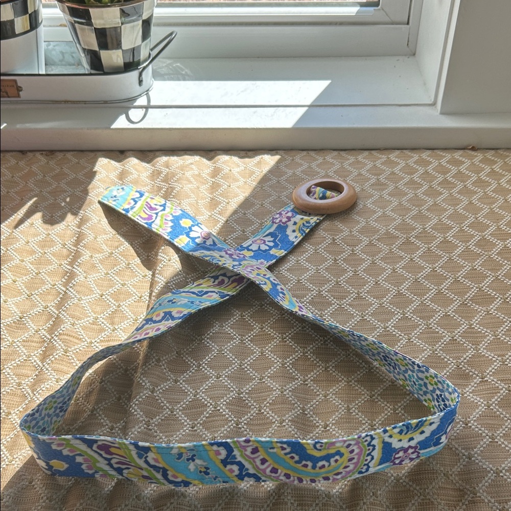 Vera Bradley Multicolor Paisley Strap reversible belt
